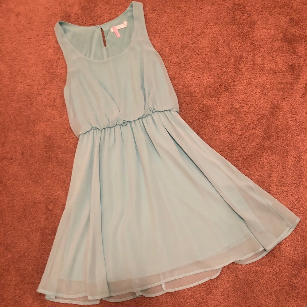 LUSH light turquoise dress